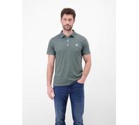 Poloshirt LERROS, Damen, Gr. XXL, soft teal, Single Jersey, Obermaterial: 100% Baumwolle, gestreift, normal hüftbedeckend, Rundhals, Shirts, Kurzarm-Polo mit feinen Streifen (74139654-XXL) soft teal
