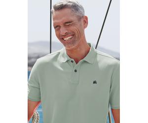 Poloshirt LERROS "Kassisches Poloshirt für Herren in *Cool & Dry* Piquéqualität", Herren, Gr. XL, bay grün, 60% Baumwolle, 40% Polyester, ohne Ausschnitt, Shirts (64514607-XL) bay grün