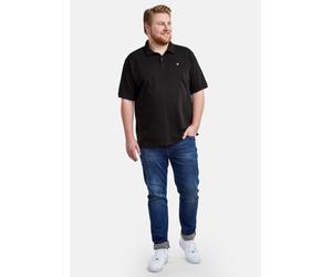 Poloshirt LERROS "Klassisches Herren Poloshirt in großen Größen aus Baumwoll-Piqué", Herren, Gr. 6XL, schwarz, 100% Baumwolle, ohne Ausschnitt, Shirts (45914166-6XL) schwarz