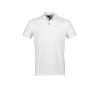 Poloshirt LERROS "LERROS Basic Poloshirt", Herren, Gr. 4XL, weiß, 100% Baumwolle, ohne Ausschnitt, Shirts (61638934-4XL) weiß