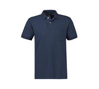 Poloshirt LERROS "LERROS Herren Piqué-Poloshirt in Großen Größen", Herren, Gr. 5XL, blau (classic navy), 100% Baumwolle, ohne Ausschnitt, Kurzarm, Shirts (56702831-5XL) classic navy