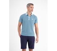 Poloshirt LERROS "LERROS Herren Poloshirt, gestreift", Herren, Gr. S, blau (coastal blau), 100% Baumwolle, ohne Ausschnitt, Shirts (12733840-S) coastal blau