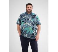 LERROS Herren-Poloshirt in Übergrößen - Crispy Blue 5XL