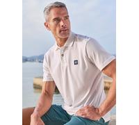 LERROS Maskulines Poloshirt aus Baumwolle mit griffiger Struktur - Broken White S