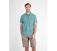 Poloshirt LERROS "Polo aus leichtem Baumwollmischgewebe mit griffiger Haptik", Herren, Gr. XXL, reef blau, 77% Baumwolle, 20% Polyester, 3% Elasthan, ohne Ausschnitt, Shirts (86016301-XXL) reef blau