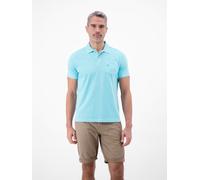 LERROS Polo in Jersey-Qualität mit Brusttasche aus reiner Baumwolle - Reef Blue M