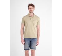Poloshirt LERROS "Polo in Jersey-Qualität mit Brusttasche aus reiner Baumwolle", Herren, Gr. XL, beige (gravel beige), 100% Baumwolle, ohne Ausschnitt, Shirts (16060429-XL) gravel beige