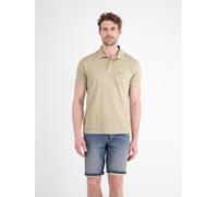 Poloshirt LERROS "Polo in Jersey-Qualität mit Brusttasche aus reiner Baumwolle", Herren, Gr. XXL, beige (gravel beige), 100% Baumwolle, ohne Ausschnitt, Shirts (16060429-XXL) gravel beige