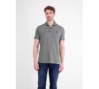 LERROS Poloshirt aus Baumwoll-Leinen-Mix in moderner 2-Tone-Optik - Classic Navy XXL