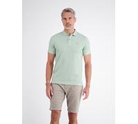 Poloshirt LERROS "Poloshirt aus Jaquard mit Waffelstruktur in Vintage-Optik", Herren, Gr. XL, grün (bay grün), 96% Baumwolle, 4% Elasthan, ohne Ausschnitt, Shirts (37396612-XL) bay grün