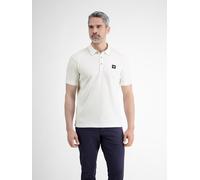 Poloshirt LERROS "Poloshirt für Herren, sportiv und bequem", Herren, Gr. M, weiß (broken weiß), 97% Baumwolle, 3% Elasthan, ohne Ausschnitt, Shirts Poloshirt (52139059-M)