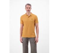 Poloshirt LERROS "Poloshirt Herren COOL & DRY atmungsaktiv Piqué", Herren, Gr. S, gelb (dull peach), 60% Baumwolle, 40% Polyester, ohne Ausschnitt, Shirts, Trocknet schnell, angenehm kühl, pflegeleich