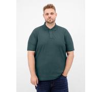 Poloshirt LERROS "Poloshirt in großen Größen aus Cool-&-Dry-Gewebe", Herren, Gr. 4XL, grün (cedar grün), 60% Baumwolle, 40% Polyester, ohne Ausschnitt, Shirts (64862744-4XL) cedar grün