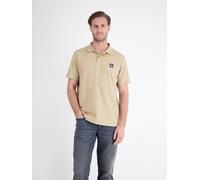 LERROS Poloshirt in trendigen Farben mit Flachstrickkragen - Gravel Beige XXL