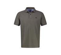 Poloshirt LERROS "Poloshirt mit COOL & DRY in GROSSEN GRÖSSEN", Herren, Gr. 5XL, basalt grau, 60% Baumwolle, 40% Polyester, ohne Ausschnitt, Shirts, Übergröße, Feuchtigkeitsregulierend, angenehm kühl,