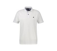Poloshirt LERROS "Poloshirt mit COOL & DRY in GROSSEN GRÖSSEN", Herren, Gr. 5XL, weiß, 60% Baumwolle, 40% Polyester, ohne Ausschnitt, Shirts, Übergröße, Feuchtigkeitsregulierend, angenehm kühl, Pflege