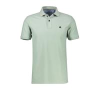 Poloshirt LERROS "Poloshirt mit COOL & DRY in GROSSEN GRÖSSEN", Herren, Gr. 6XL, bay grün, 60% Baumwolle, 40% Polyester, ohne Ausschnitt, Shirts, Übergröße, Feuchtigkeitsregulierend, angenehm kühl, Pf