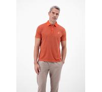 LERROS Poloshirt mit Fineliner-Optik, 100 % Baumwolle - Vivid Red XXL