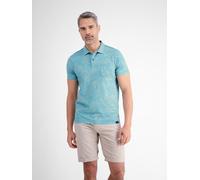 Poloshirt LERROS "Poloshirt mit Stretchanteil", Herren, Gr. S, coastal blau, 95% Baumwolle, 5% Elasthan, ohne Ausschnitt, Shirts (98203540-S) coastal blau