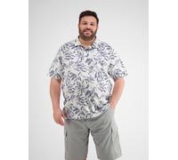 Poloshirt LERROS "Poloshirt mit Stretchanteil in Übergrößen", Herren, Gr. 3XL, weiß (broken weiß), 95% Baumwolle, 5% Elasthan, Rundhals, Shirts Poloshirt (87115902-XXXL)