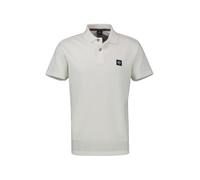 Poloshirt LERROS "Poloshirt mit Waffelstruktur, grosse Größen", Herren, Gr. 5XL, broken weiß, 100% Baumwolle, ohne Ausschnitt, Shirts (65172367-5XL) broken weiß