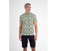 LERROS Sommerliches Poloshirt mit angesagtem, floralem Printmuster - Lemon Water XL