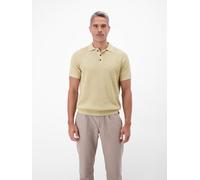 LERROS Unifarbenes Poloshirt in Strukturqualität - Soft Stone XL