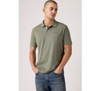 Poloshirt LEVI'S, Herren, Gr. XXL, garment dye mulled basil, Piqué, Obermaterial: 100% Baumwolle, regular fit hüftbedeckend, Rundhals, Shirts, mit Logo-Stickerei (11216863-XXL) garment dye mulled basi