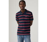 Poloshirt LEVI'S "HM POLO", Herren, Gr. L, alden stripe navy bl, Piquu00e9, Obermaterial: 100% Baumwolle, Basic, normal, Kurzarm, Shirts (95789427-L) alden stripe navy bl