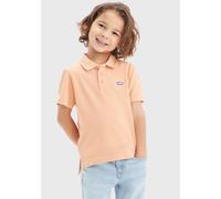 Poloshirt LEVI'S KIDS "LVB BACK NECK TAPE POLO", Mädchen, Gr. 16 (176), peachbloom, Single Jersey, Obermaterial: 100% Baumwolle, Shirts, for BOYS (94679654-16) peachbloom