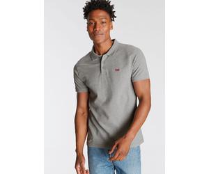 Poloshirt LEVI'S "LE NEW LEVIS HM POLO", Herren, Gr. XL, grau (medium grau heather), Piqué, Obermaterial: 100% Baumwolle, unifarben, normal normal, ohne Ausschnitt, Bündchen, Shirts, mit kleinem Batwi