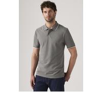 Poloshirt LEVI'S "LE SLIM HOUSEMARK POLO", Herren, Gr. XL, grau, Piqué, Obermaterial: 96% Baumwolle, 4% Elasthan, slim fit, Shirts Poloshirt (54716342-XL)
