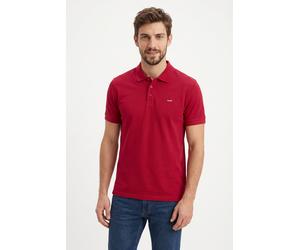 Poloshirt LEVI'S "LEVI'S HM POLO CLASSIC", Herren, Gr. XXL, rot (levi s hm polo classic 1601 crimson), Piqué, Obermaterial: 100% Baumwolle, unifarben, regular fit hüftbedeckend, Shirts, aus Piqué-Qual