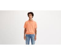 Poloshirt LEVI'S "SWEATER KNIT POLO", Herren, Gr. XL, orange (peach bloom), Feinstrick, Obermaterial: 100% Baumwolle, Shirts Poloshirt (64206606-XL)