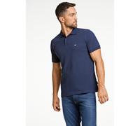 Lindbergh Relaxed Fit Poloshirt Kurzarm dunkelblau
