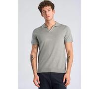 Poloshirt LINDBERGH "Poloshirt Slim Fit", Herren, Gr. M, lt grau mix, Obermaterial: 80% Viskose, 20% Nylon, unifarben, schmal, Shirts (46840603-M) lt grau mix