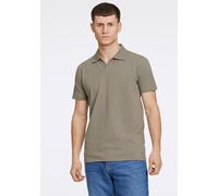 Poloshirt LINDBERGH "Poloshirt Slim Fit", Herren, Gr. XL, braun (lt army 125), Obermaterial: 95% Baumwolle, 5% Elasthan, unifarben, schmal, Shirts (39678631-XL) lt army 125
