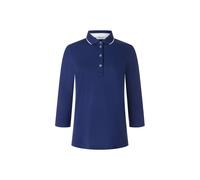 Poloshirt MAERZ MUENCHEN "Maerz Muenchen 193000 Langarm-Poloshirt Damen Bekleidung", Damen, Gr. 38, blau, 100% Baumwolle, Shirts (65450443-38) blau