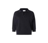 Poloshirt MAERZ MUENCHEN "Maerz Muenchen 317100 Poloshirt Damen Bekleidung", Damen, Gr. 46, blau, 55% Wolle (Merino), 45% Baumwolle, Shirts (55610360-46) blau