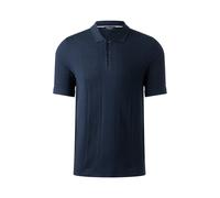 Poloshirt MAERZ MUENCHEN "Maerz Muenchen 434000 Poloshirt Herren Bekleidung", Herren, Gr. 58, blau, 70% Baumwolle, 30% Leinen, Shirts (74828100-58) blau