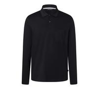 Poloshirt MAERZ MUENCHEN "Maerz Muenchen 638900 Langarm-Poloshirt Herren Bekleidung", Herren, Gr. 54, schwarz, 100% Baumwolle, Shirts (69522329-54) schwarz