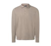 Poloshirt MAERZ MUENCHEN "Maerz Muenchen 646300 XT Langarm-Poloshirt Herren Bekleidung", Herren, Gr. 52, beige, 100% Baumwolle, Shirts (39497705-52) beige