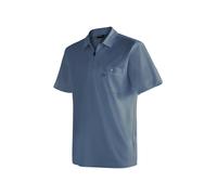 Poloshirt MAIER SPORTS "Arwin 2.0", Herren, Gr. XL, blau (jeansblau), 100% Polyester, Rundhals, Shirts Poloshirt, Herren Polo kurzarm, leichtes Shirt, Funktionsshirt mit Kragen Reg Fit (52794928-XL)