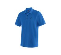Maier Sports Herren-Poloshirt Ulrich – Dryprotec, atmungsaktiv, NFC-Chip, Azurblau M