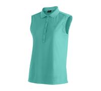 Maier Sports Poloshirt Ulrike Sleeveless – ärmelloses, schnelltrocknend – Damen Gr. 40 helltürkis