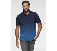 Poloshirt MAN'S WORLD, Herren, Gr. 3XL (64/66), blau (blau, marine), Piqué, Obermaterial: 100% Baumwolle, bestickt, normal, Shirts, Kurzarm, mit Polokragen, aus Piqué-Stoff, mit stilvoller Stickerei (
