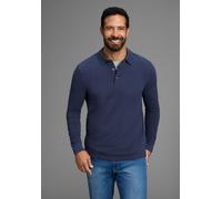 Poloshirt MAN'S WORLD, Herren, Gr. 5XL (72/74), blau (marine), Piqué, Obermaterial: 100% Baumwolle, unifarben, Basic, normal, angesetztes Bündchen, Shirts, in Pique´ Qualität (62647902-5XL) marine