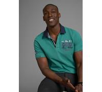 Poloshirt MAN'S WORLD, Herren, Gr. XXL (60/62), grün (smaragdgrün), Piqué, Obermaterial: 100% Baumwolle. Gewebtes Material: 100% Baumwolle, bedruckt, unifarben, regular fit, Shirts, Kurzarm, mit Polok