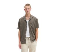 Poloshirt MARC O'POLO "aus Baumwoll-Leinen-Mix", Damen, Gr. XL, schwarz nickle, Obermaterial: 80% Baumwolle, 20% Leinen, unifarben, regular fit, Shirts (72327517-XL) schwarz nickle