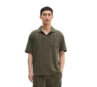 Poloshirt MARC O'POLO "aus Bio-Baumwoll-Frottee", Herren, Gr. L, saddle gray, Obermaterial: 100% Baumwolle, unifarben, loose fit, Shirts (48290324-L) saddle gray
